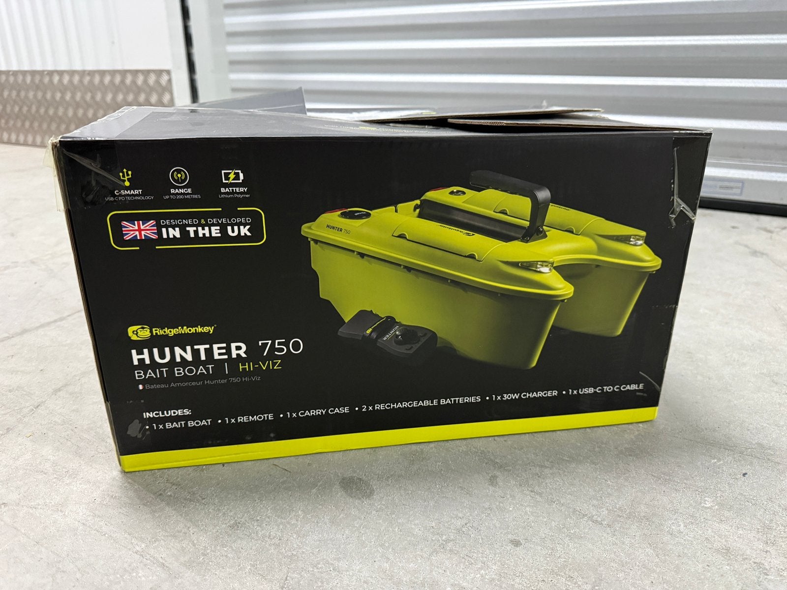 RIDGEMONKEY HUNTER 750 BAIT BOAT, Ophalen, Zo goed als nieuw, Overige typen