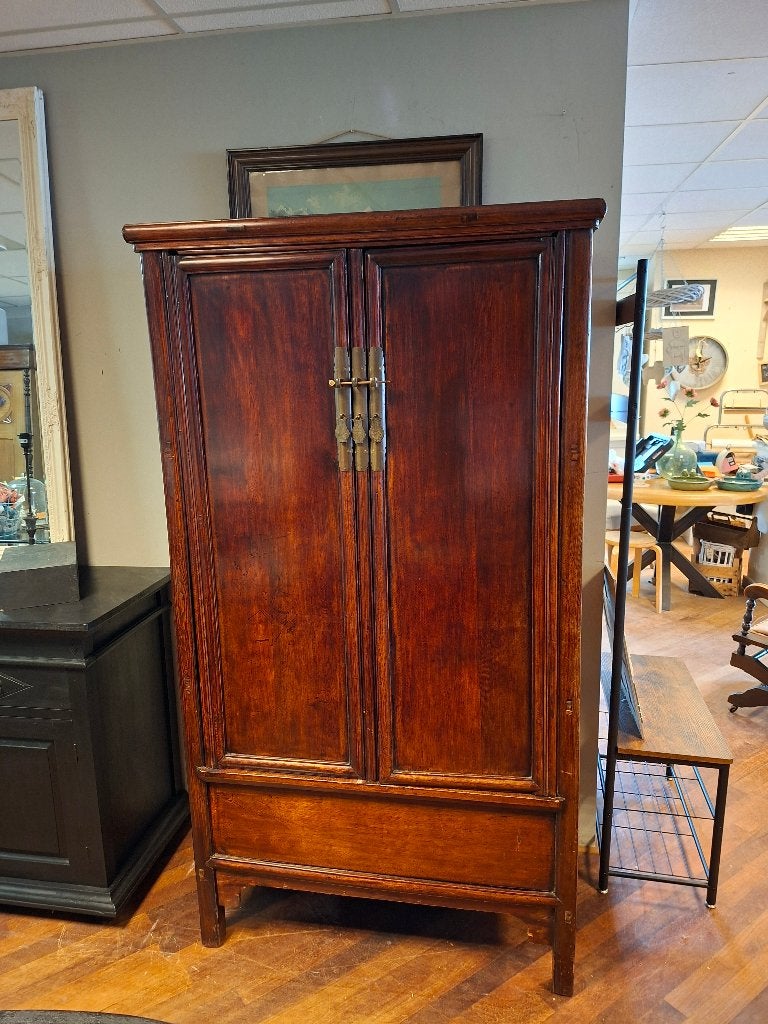 Originele Chinese warmbruine kast, Antiek en Kunst, Antiek | Meubels | Kasten, Ophalen