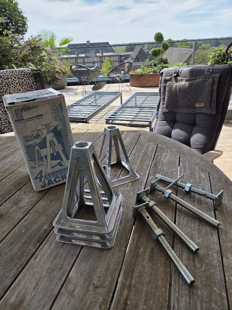 Fiamma Aluminium Jacks Assteunen 4 stuks, Ophalen, Nieuw