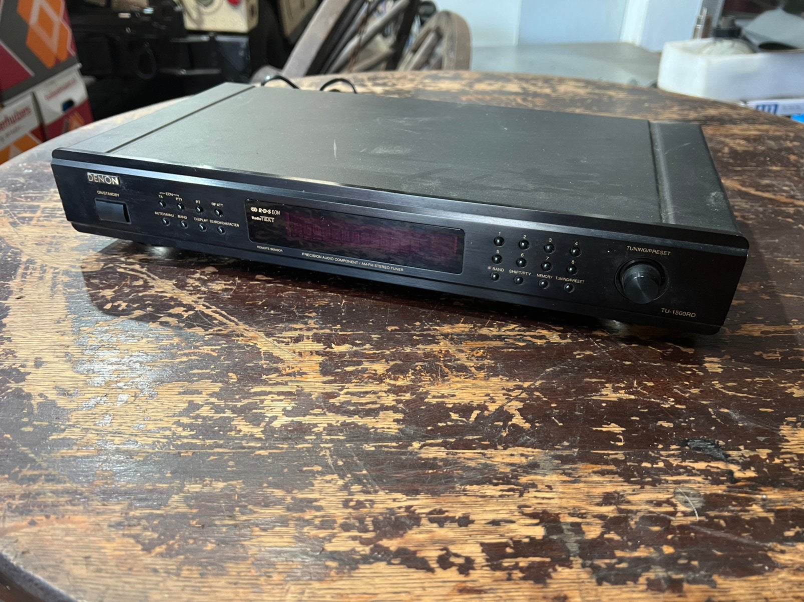 Denon TU-1500RD AM/FM-stereotuner 230V, Ophalen, Gebruikt