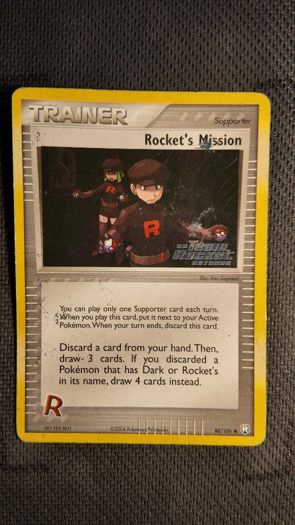 Rocket's Mission 88 Team Rocket Returns | Pokemon kaart, Ophalen, Zo goed als nieuw, Losse kaart, Foil