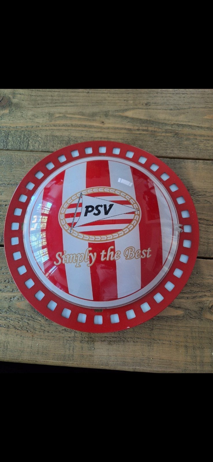 PSV Plafondlamp E27 - Simply the Best, Metaal, Gebruikt, Rood, Overige merken