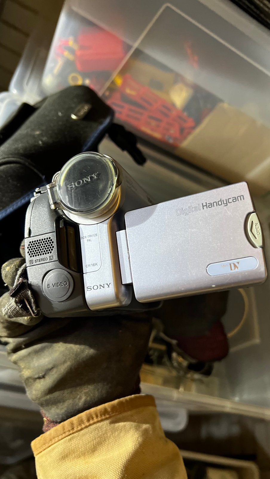 Sony handycam retro videocamera, Audio, Tv en Foto, Mini dv, Gebruikt, Sony, Camera
