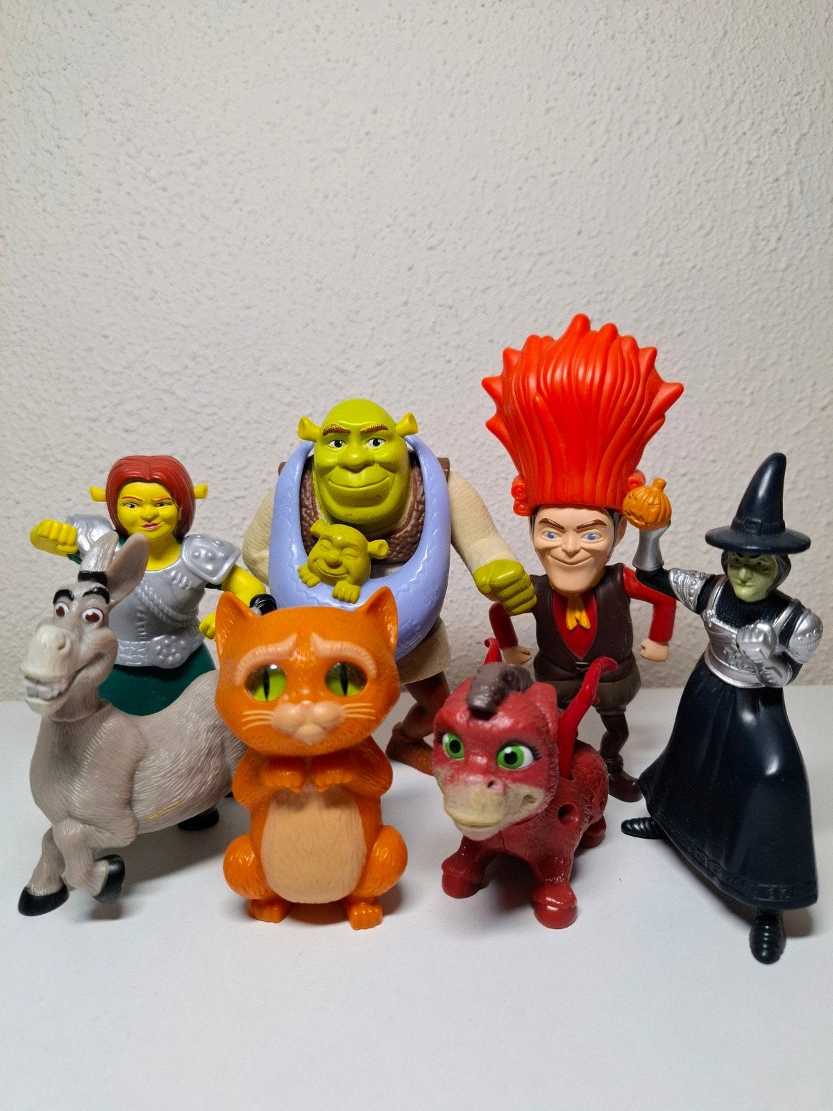 McDonald's Happy Meal 2007-2011 | Shrek 7x Figuren, Ophalen of Verzenden, Zo goed als nieuw, Film, Actiefiguur of Pop