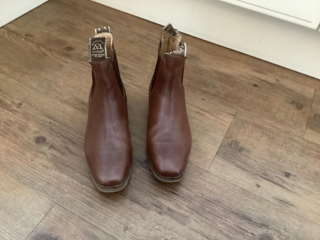 Jodhpurs maat 36, mountain horse. Kleur cognac., Dieren en Toebehoren, Paardrijkleding, Kinderen, Overige soorten, Ophalen of Verzenden