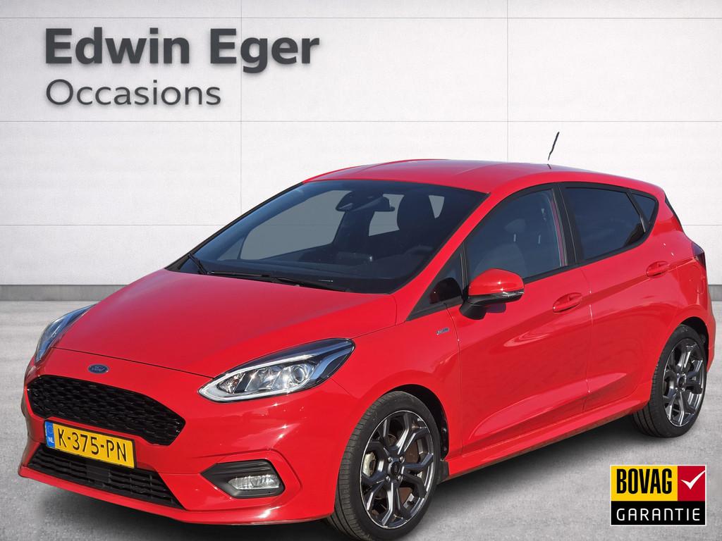 Ford Fiesta 1.0 EcoBoost ST-Line | Automaat | Navi | Apple C, Auto's, 12 maanden, Stof, Gebruikt, 49 €/maand