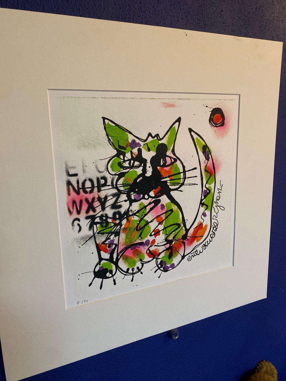 Kleurrijke Erik Zwezerijnen Gesigneerd en Genummerd, Antiek en Kunst, Dagelijks leven, Overige technieken, Ophalen of Verzenden