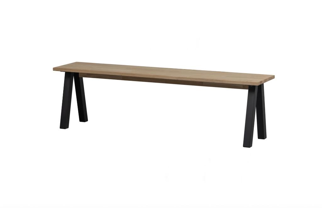 WOOOD Tablo Eetkamerbank Eiken Naturel 160 | Van €199, nu, Huis en Inrichting, Stoelen, Nieuw, Drie, Overige kleuren, Ophalen of Verzenden