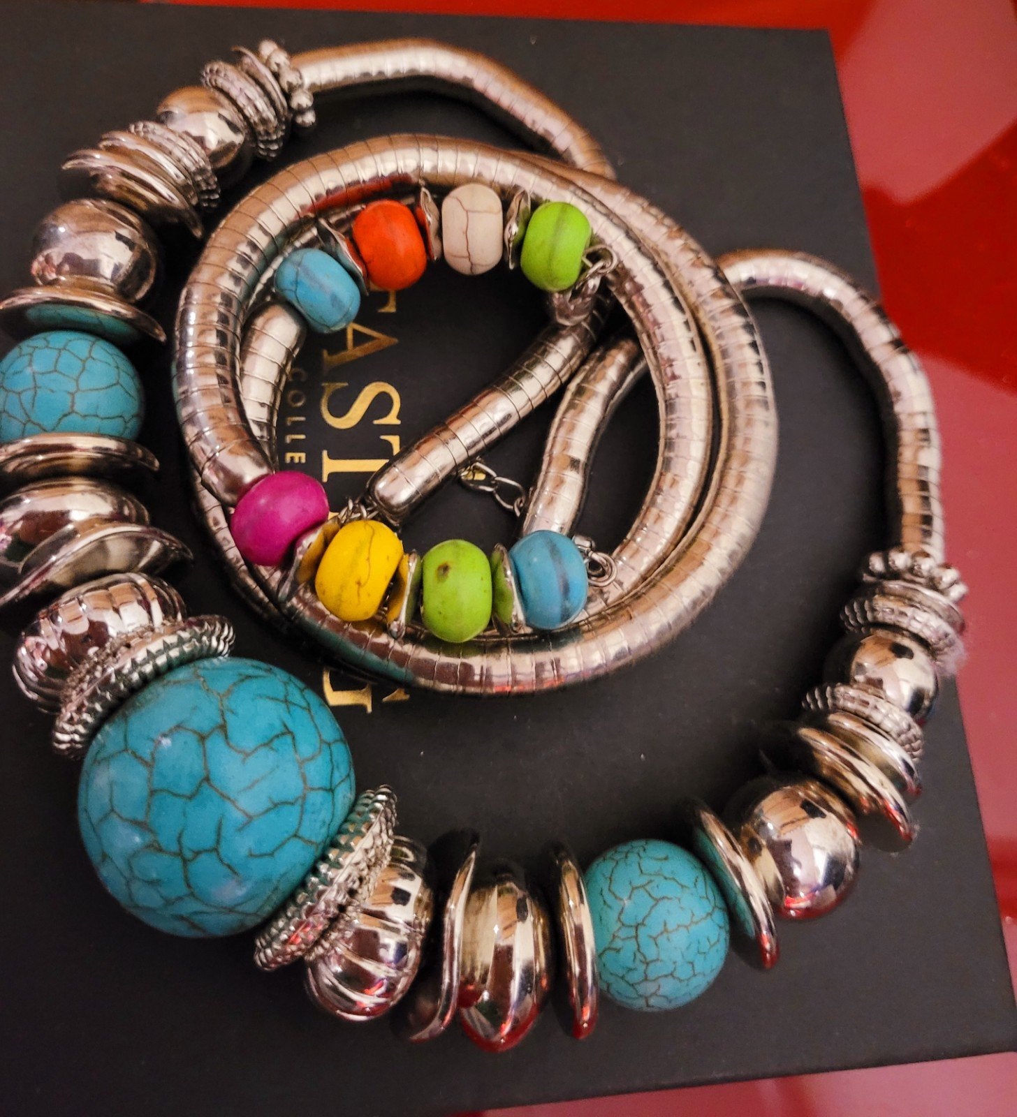 mooie set , ketting en armband, Ophalen, Nieuw, Overige materialen, Overige merken