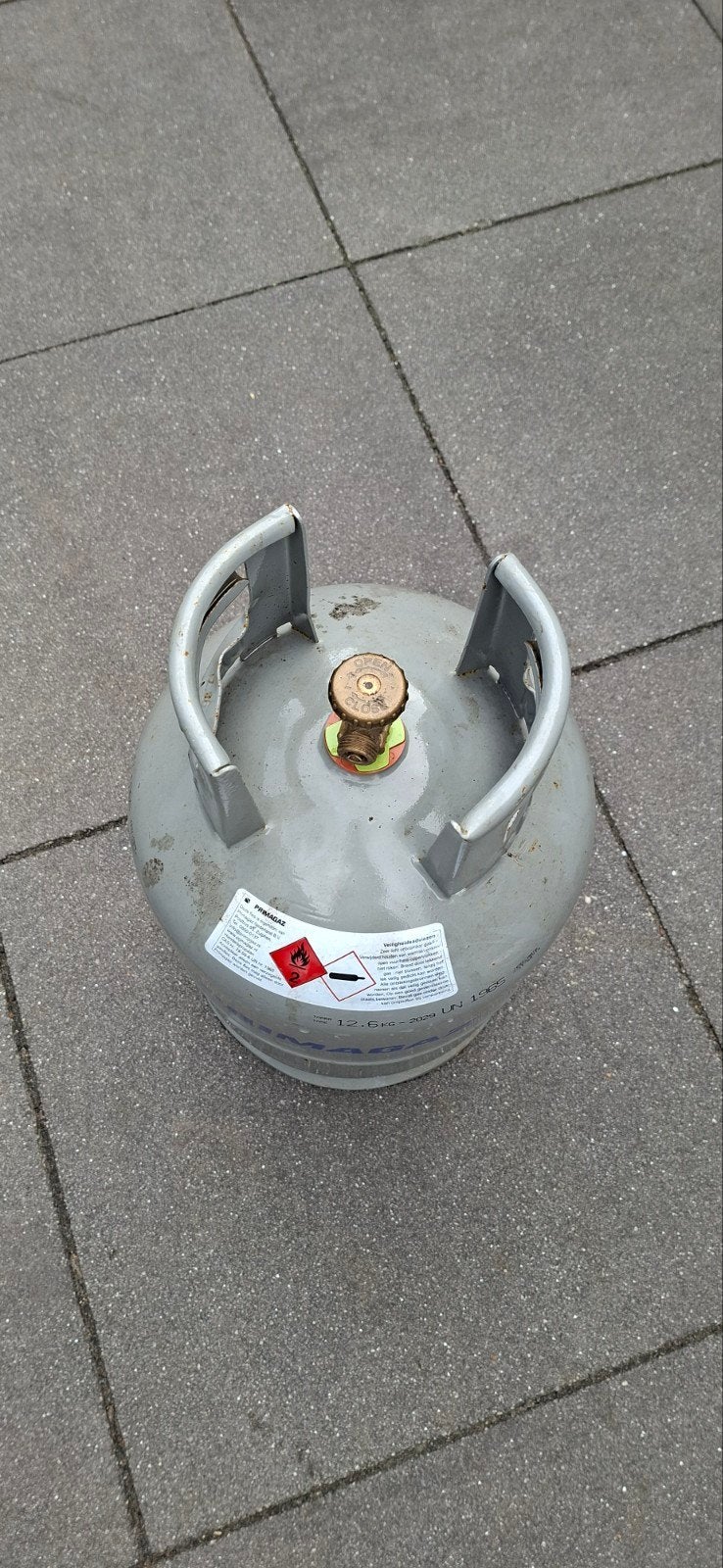 Primagaz gasfles 12.5 kg inc gas, Ophalen, Gebruikt