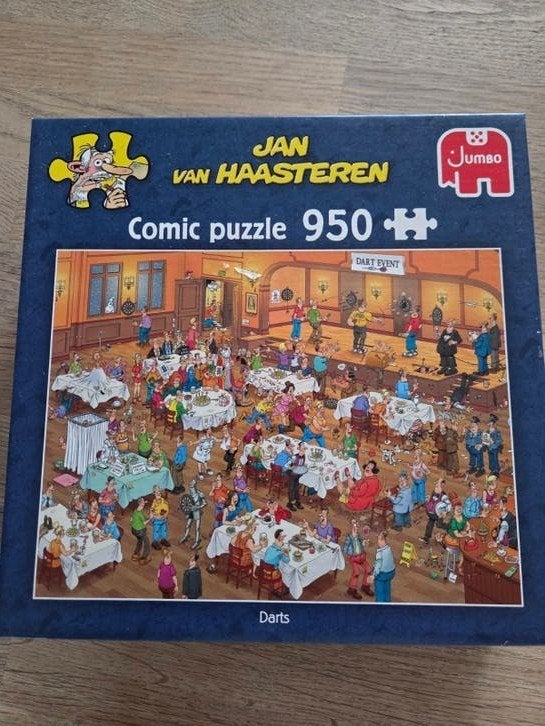 Jan van Haasteren Comic Puzzel 950 stukjes - Darts, Ophalen