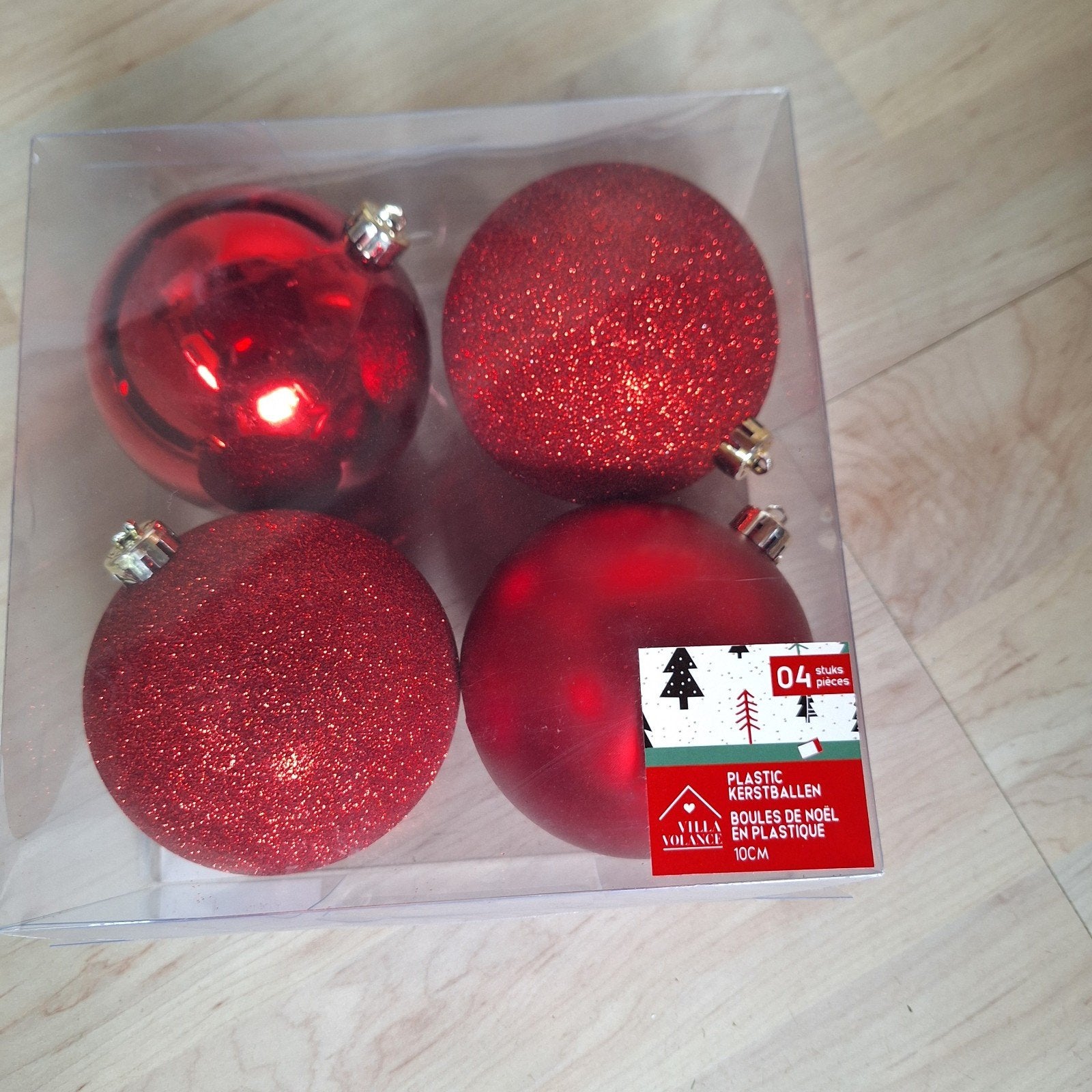 kerstballen rood, Ophalen, Nieuw