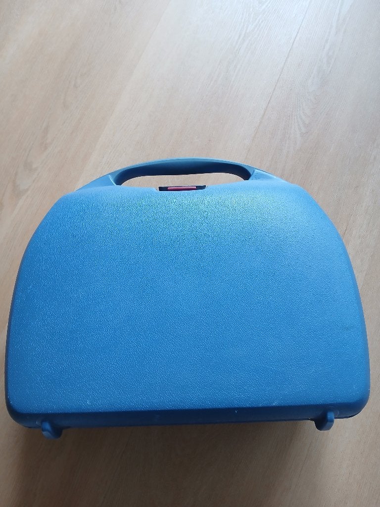 Samsonite BEAUTYCASE Retro Model eind '80 compleet & werkend, Blauw, Met slot, Ophalen of Verzenden, Zo goed als nieuw