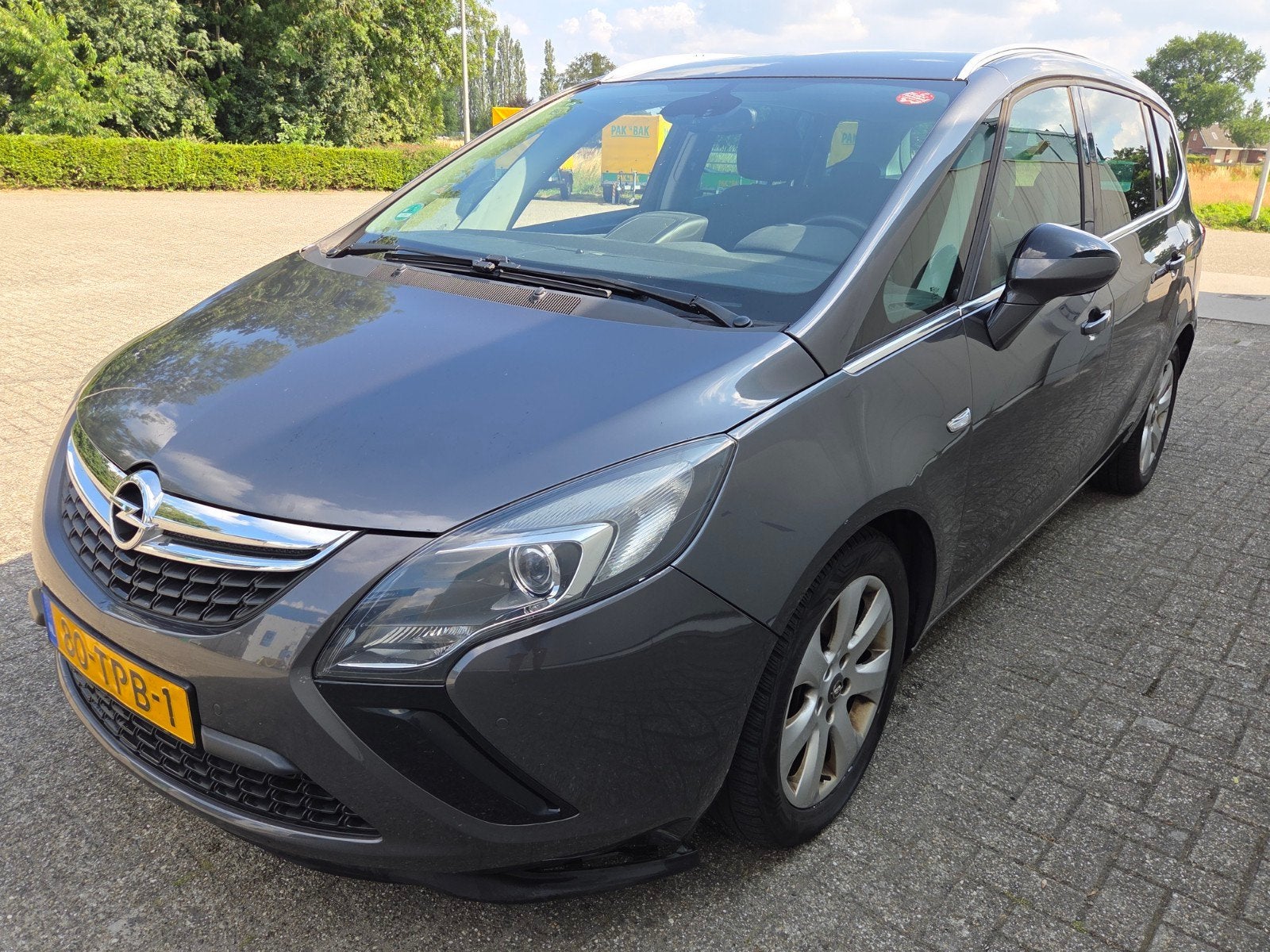 Opel Zafira 1.4 T 88KW 2012 Grijs export ex bpm, Stof, 1250 kg, 4 cilinders, Origineel Nederlands