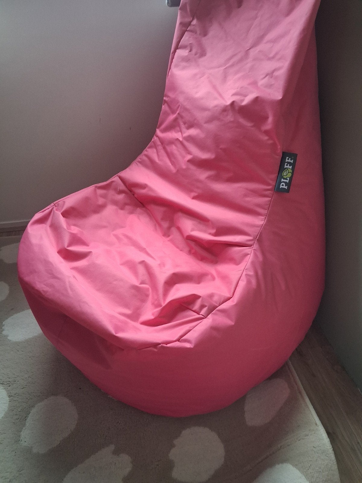 Ploff zitzak fuchsia, Ophalen, Zo goed als nieuw