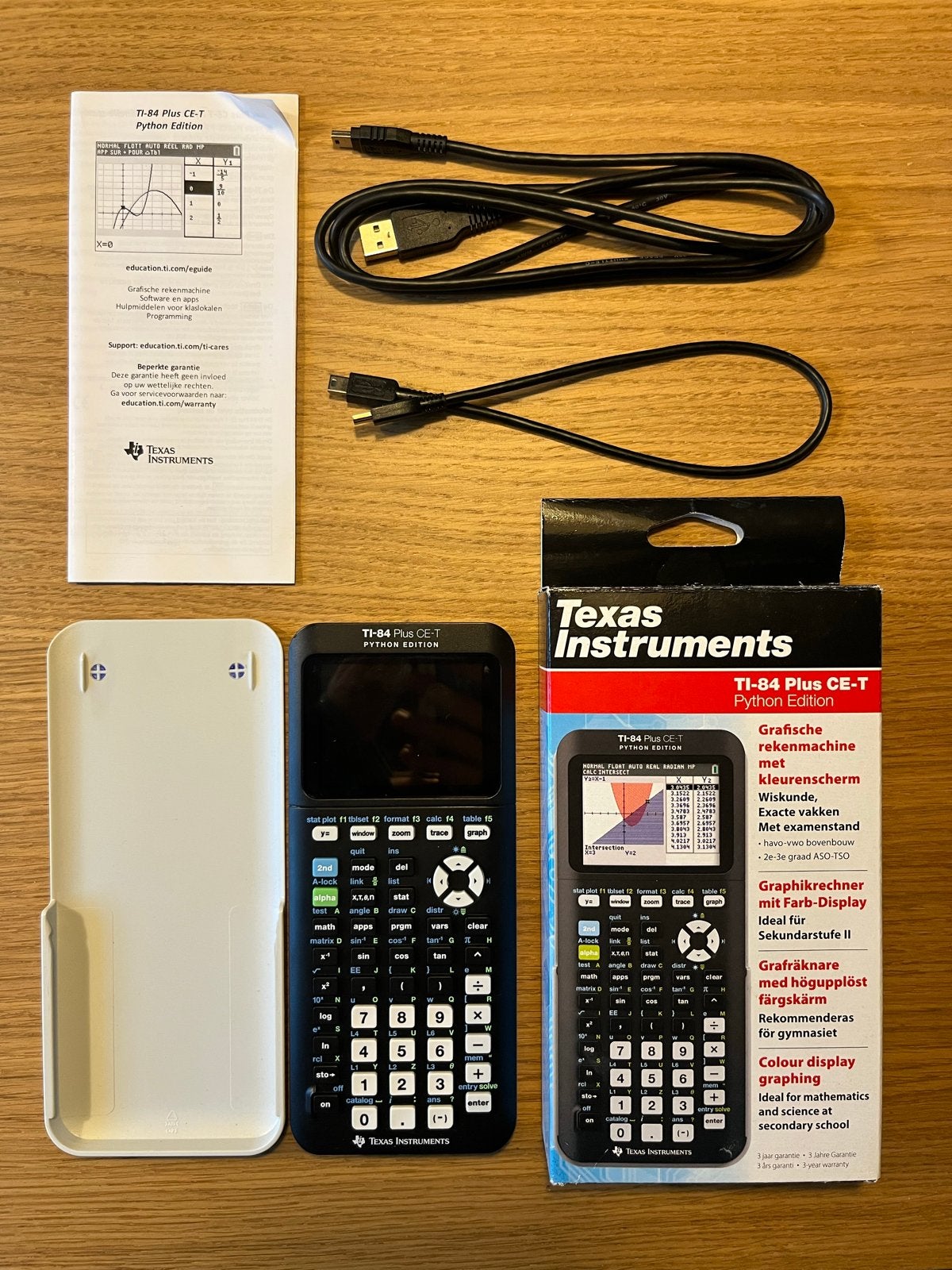 Texas Instruments TI-84 Plus CE-T Python Edition, Ophalen of Verzenden, Zo goed als nieuw