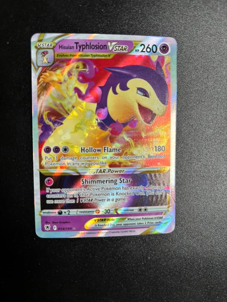 Hisuian Typhlosion VSTAR (ASR 054), Ophalen of Verzenden, Zo goed als nieuw