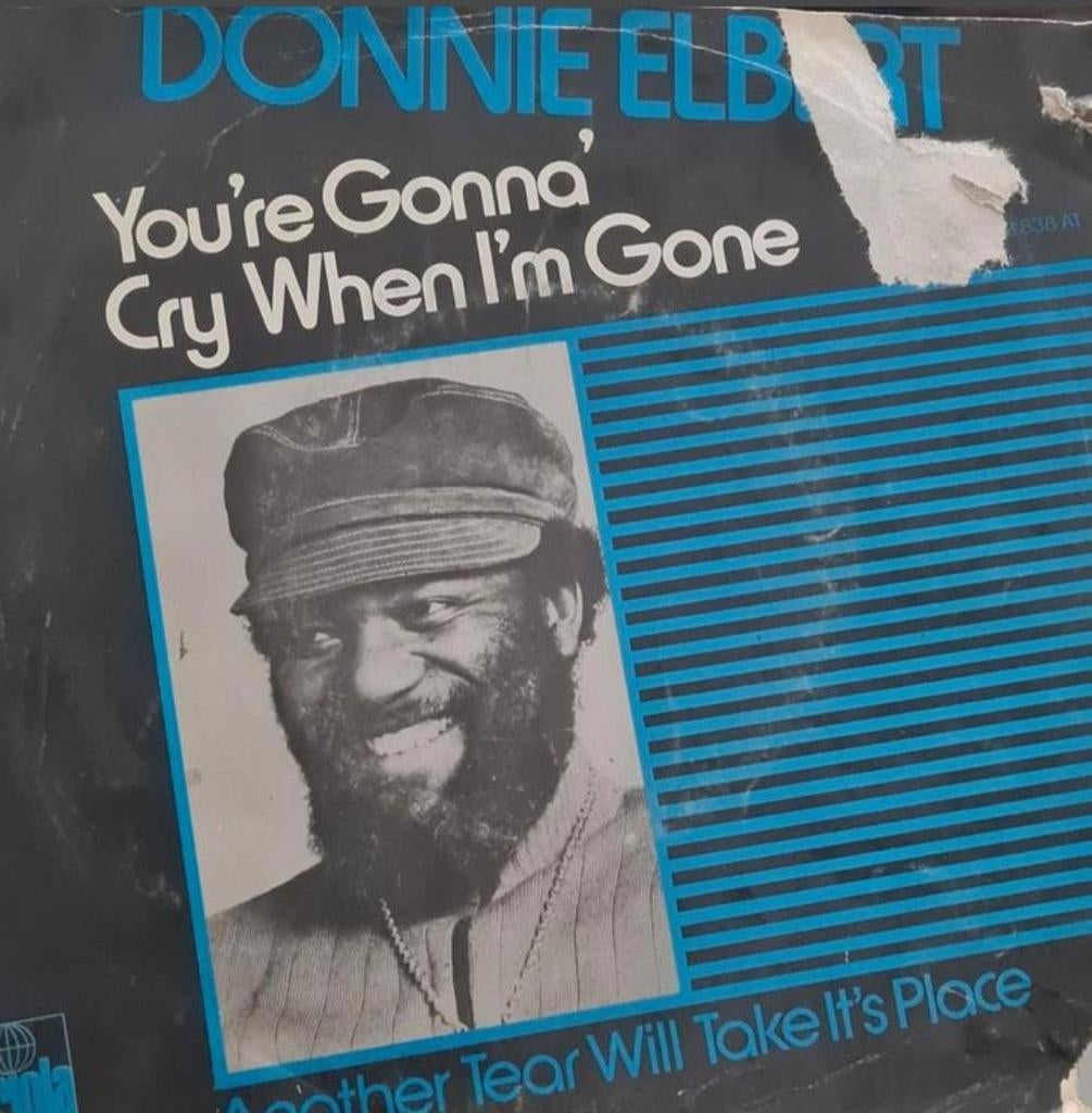 DONNIE ELBERT  - YOU'RE GONNA CRY WHEN I'M GONE(HOES BESCHAD, Ophalen of Verzenden, Gebruikt