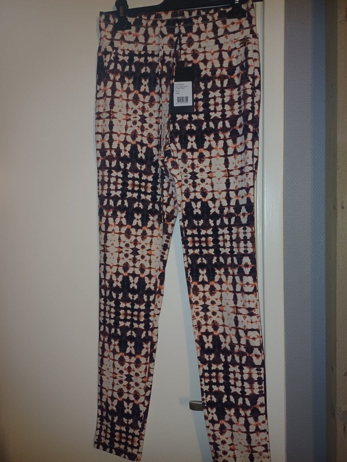 Mi piace travelbroek skinny Grape apple kit batik print, Mp, Meerkleurig, Maat 46/48 (XL) of groter, Nieuw