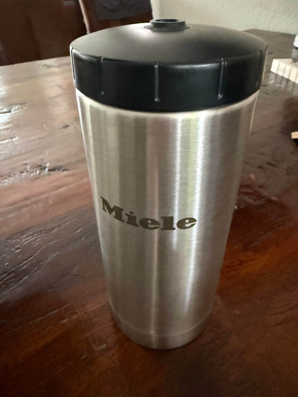 Miele melkreservoir rvs, Witgoed en Apparatuur, Ophalen of Verzenden, Zo goed als nieuw, Miele, Melkaccessoire