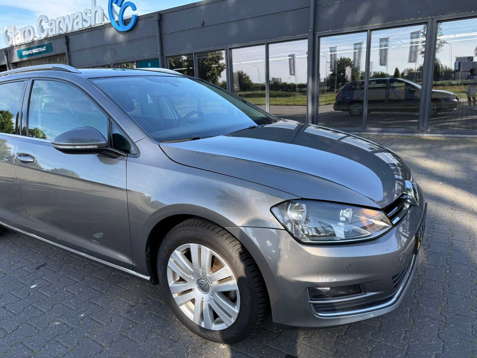 Volkswagen Golf 1.2 TSI Automaat 2014 Grijs, Zwart, 4 cilinders, Leder en Stof, Origineel Nederlands