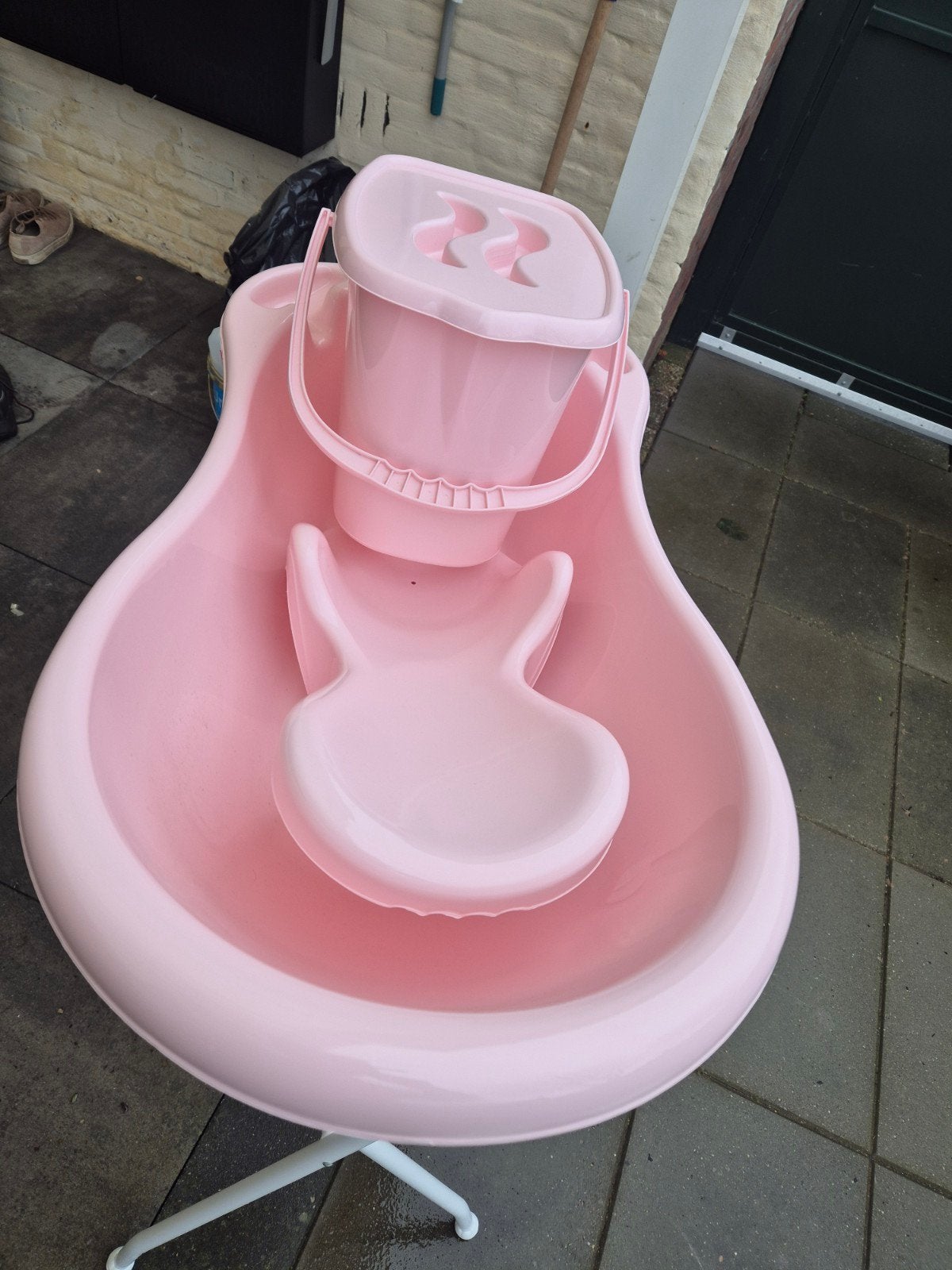 Babybad set, Ophalen, Zo goed als nieuw, Badje