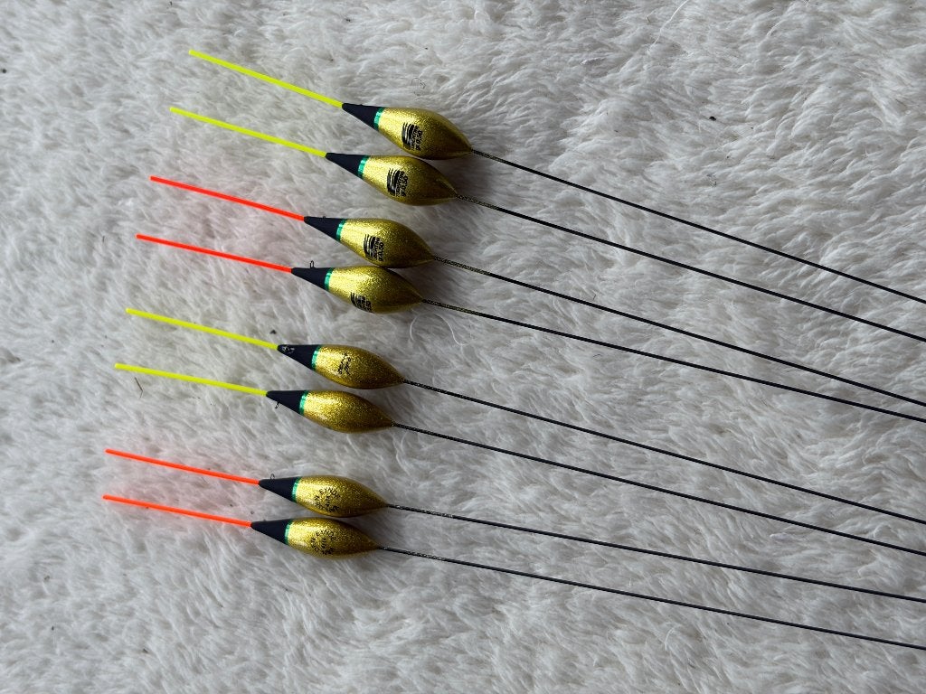 adv 172 / NIEUW serie 8 dobbers TUBERTINI, Ophalen of Verzenden, Nieuw, Dobber of Lood