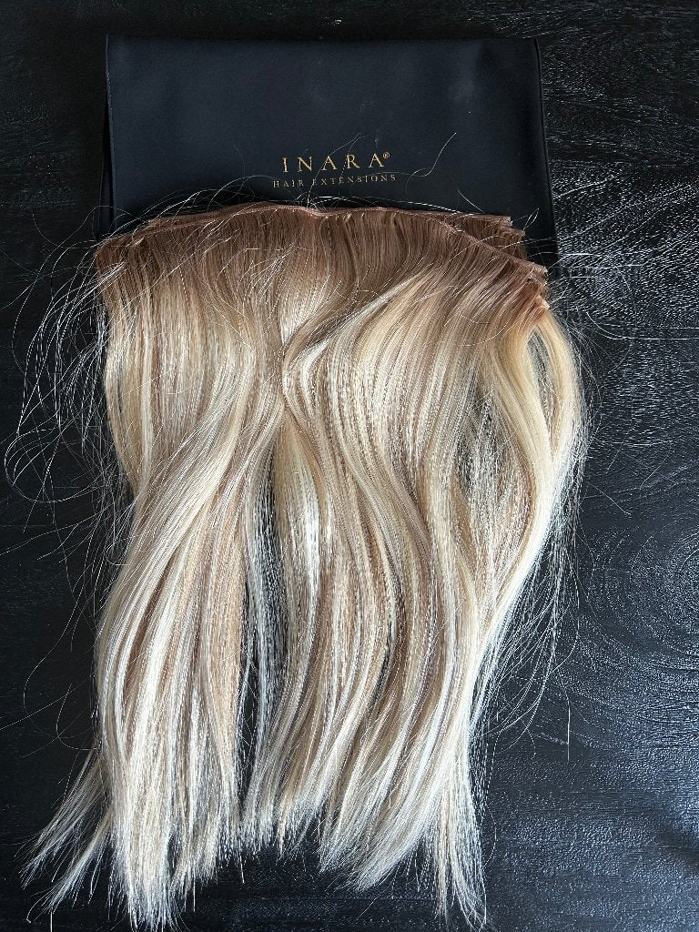Inara hair extensions 7 wefts weave, Ophalen of Verzenden, Zo goed als nieuw, Pruik of Haarverlenging
