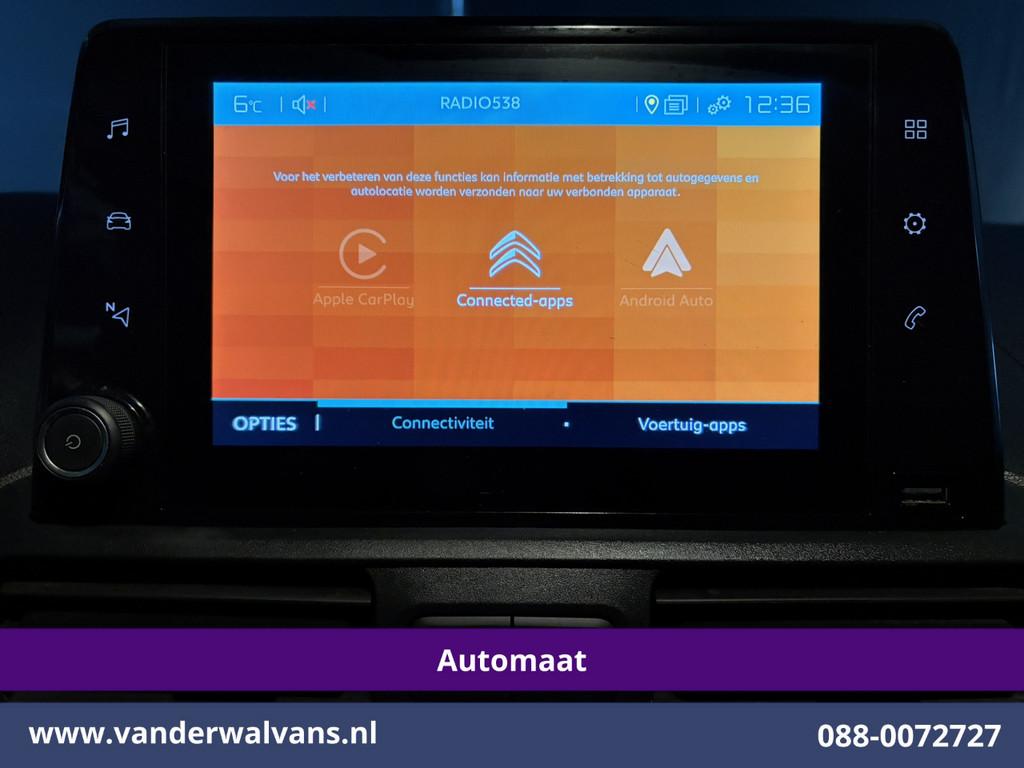 Citroën Berlingo 1.5 BlueHDI 131pk Automaat L1H1 Euro6 Airc, Auto's, Bestelauto's, Stof, Gebruikt, 4 cilinders, Citroën