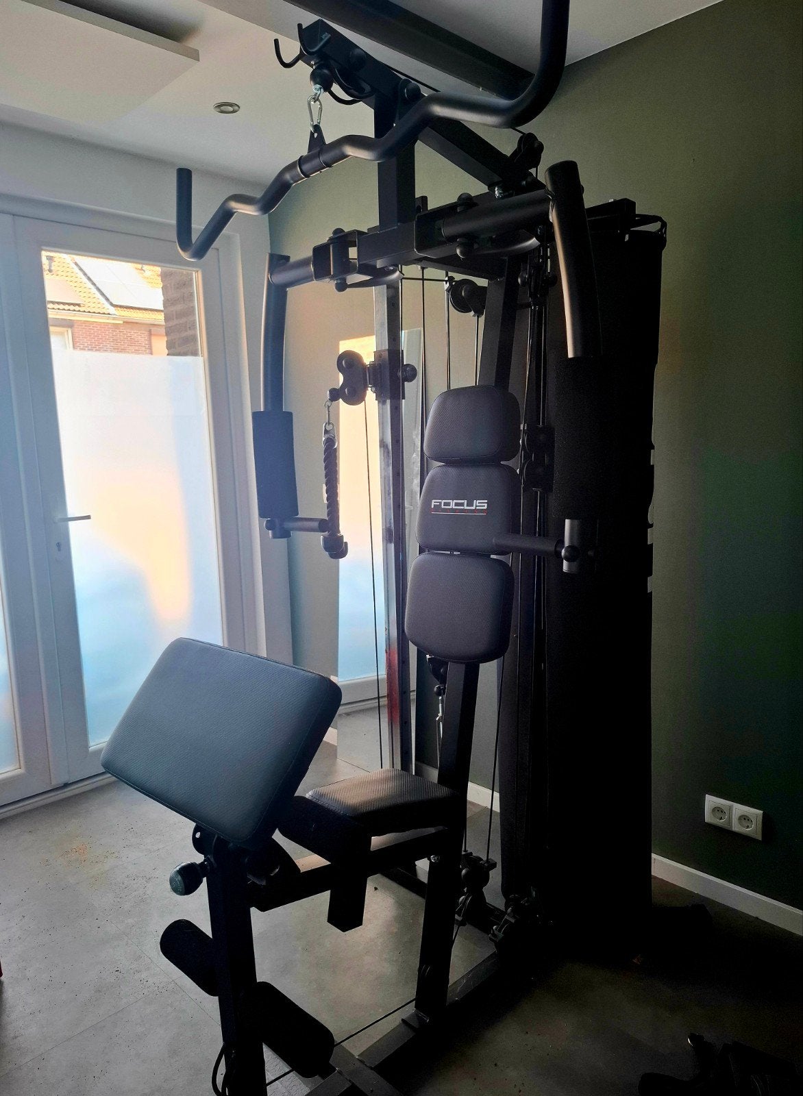 Focus Fitness Unit 6 krachtstation tot 70kg gewichten, Sport en Fitness, Ophalen of Verzenden, Zo goed als nieuw, Benen, Krachtstation