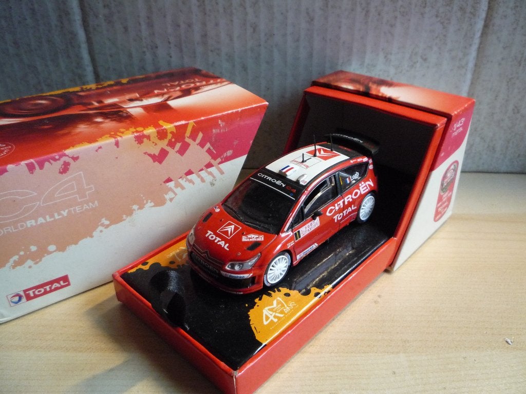 Citroën C4 WRC Rally Monte Carlo 2007 Total Solido 1:43, Ophalen of Verzenden, Zo goed als nieuw, Auto, Solido