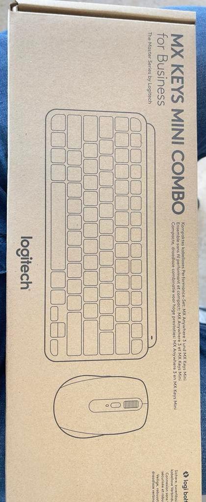 Logitech MX Keys Mini Combo -Toetsenbord en muis -Bluetooth, Toetsenbord en muis-set, Azerty, Ophalen of Verzenden, Zo goed als nieuw
