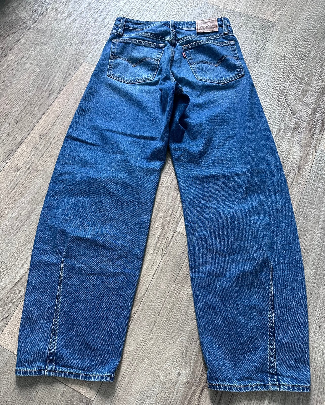 Barrel jeans Levis baggy dad Barrel M/38, Ophalen of Verzenden, Gedragen, Blauw, W30 - W32 (confectie 38/40)