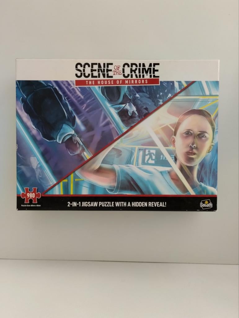 Puzzle escape room scene of the crime the house of mirrors, Ophalen of Verzenden, 500 t/m 1500 stukjes, Zo goed als nieuw, Legpuzzel