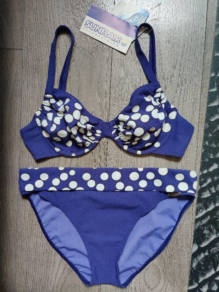 sunflair maat 40 top 80 B nieuwe bikini twv 75 euro, Ophalen of Verzenden, Nieuw, Blauw, Bikini