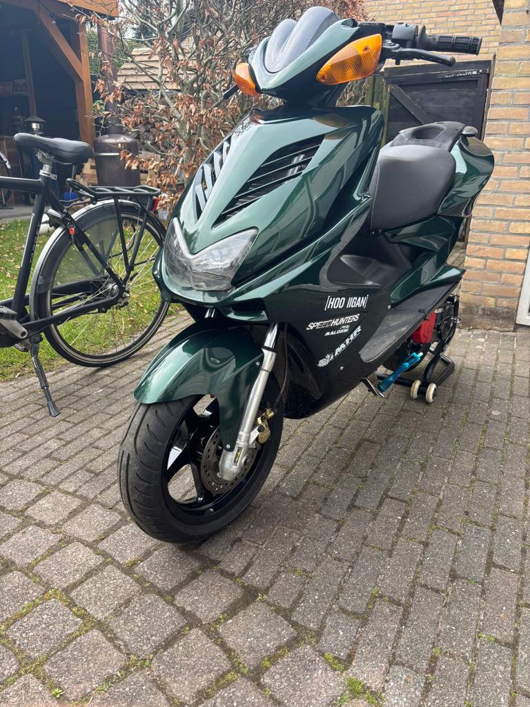 Yamaha aerox 70cc hoogtoerig, Fietsen en Brommers, Scooters | Yamaha, Ophalen, Gebruikt, Tweetakt, Aerox