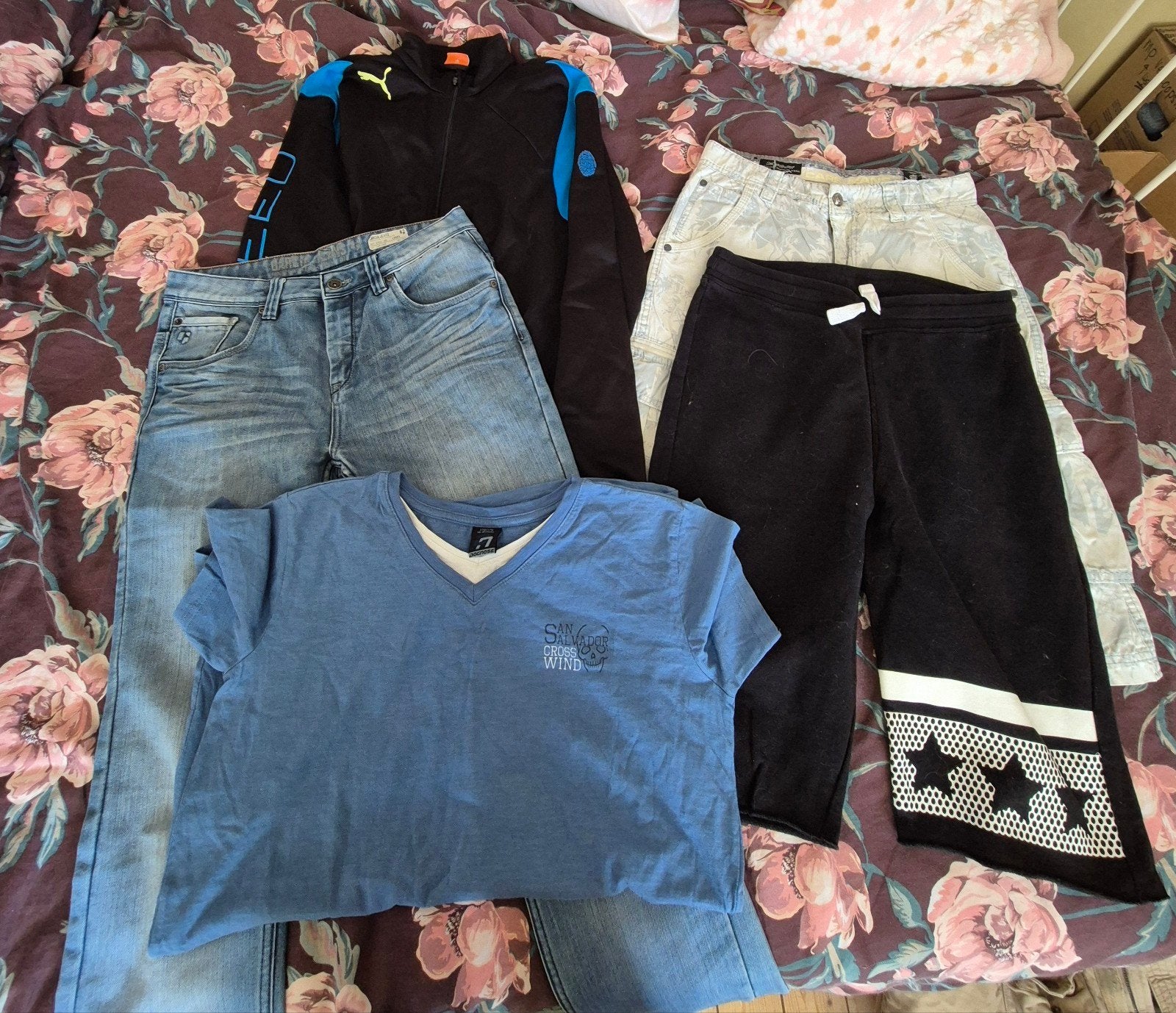 Jongens kleding maat 176: jeans, korte broeken, shirt,, Ophalen of Verzenden