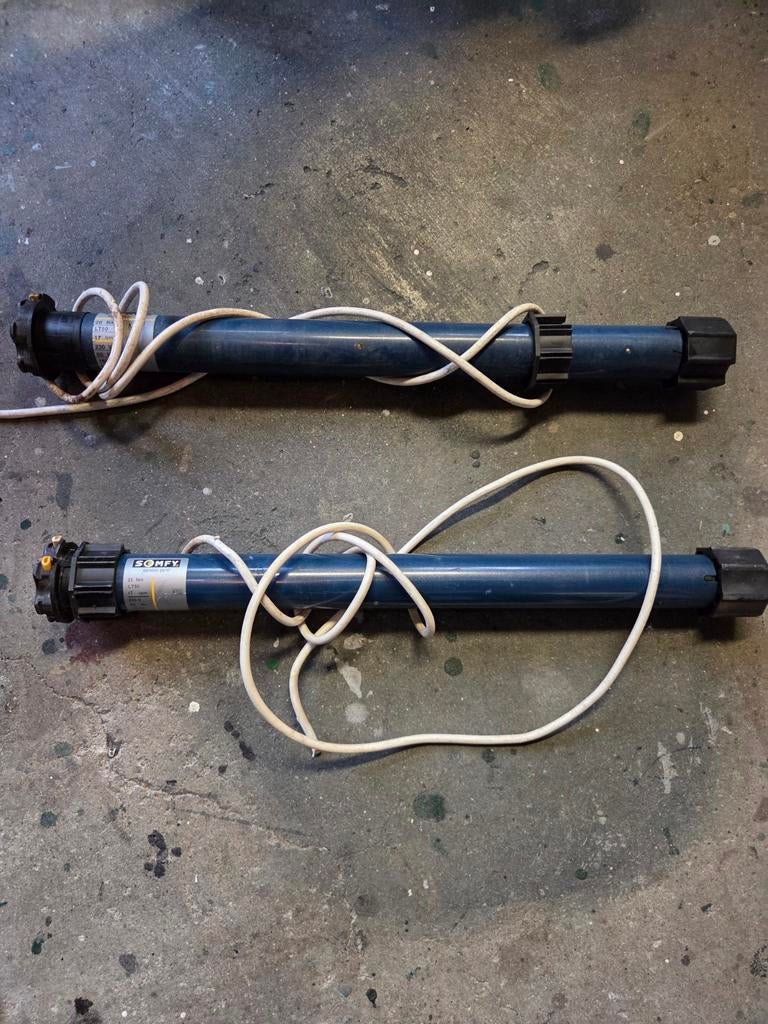 Somfy motoren, Ophalen, Gebruikt, Minder dan 100 cm, Wit