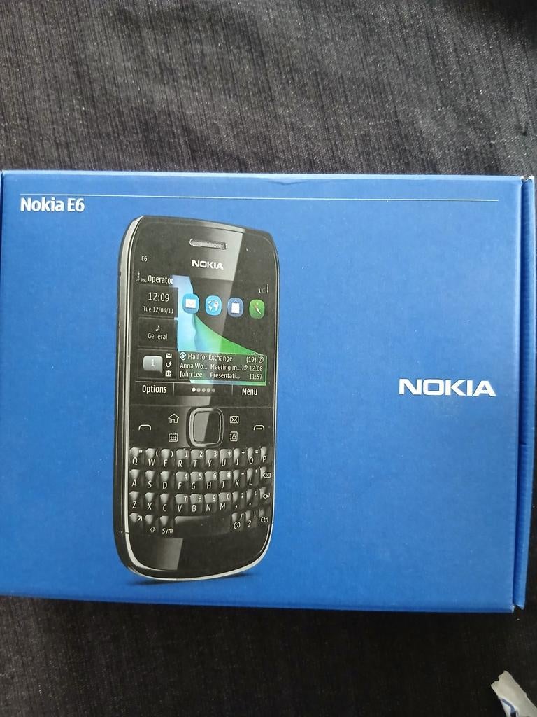 Nokia E6 - Klassieke Smartphone met QWERTY Toetsenbord, Telecommunicatie, Mobiele telefoons | Nokia, Zwart, Fysiek toetsenbord