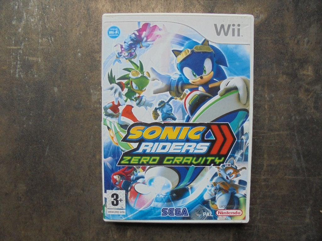 Sonic Riders Zero Gravity voor Wii (zie foto's), Spelcomputers en Games, Games | Nintendo Wii, Avontuur en Actie, Gebruikt, 1 speler