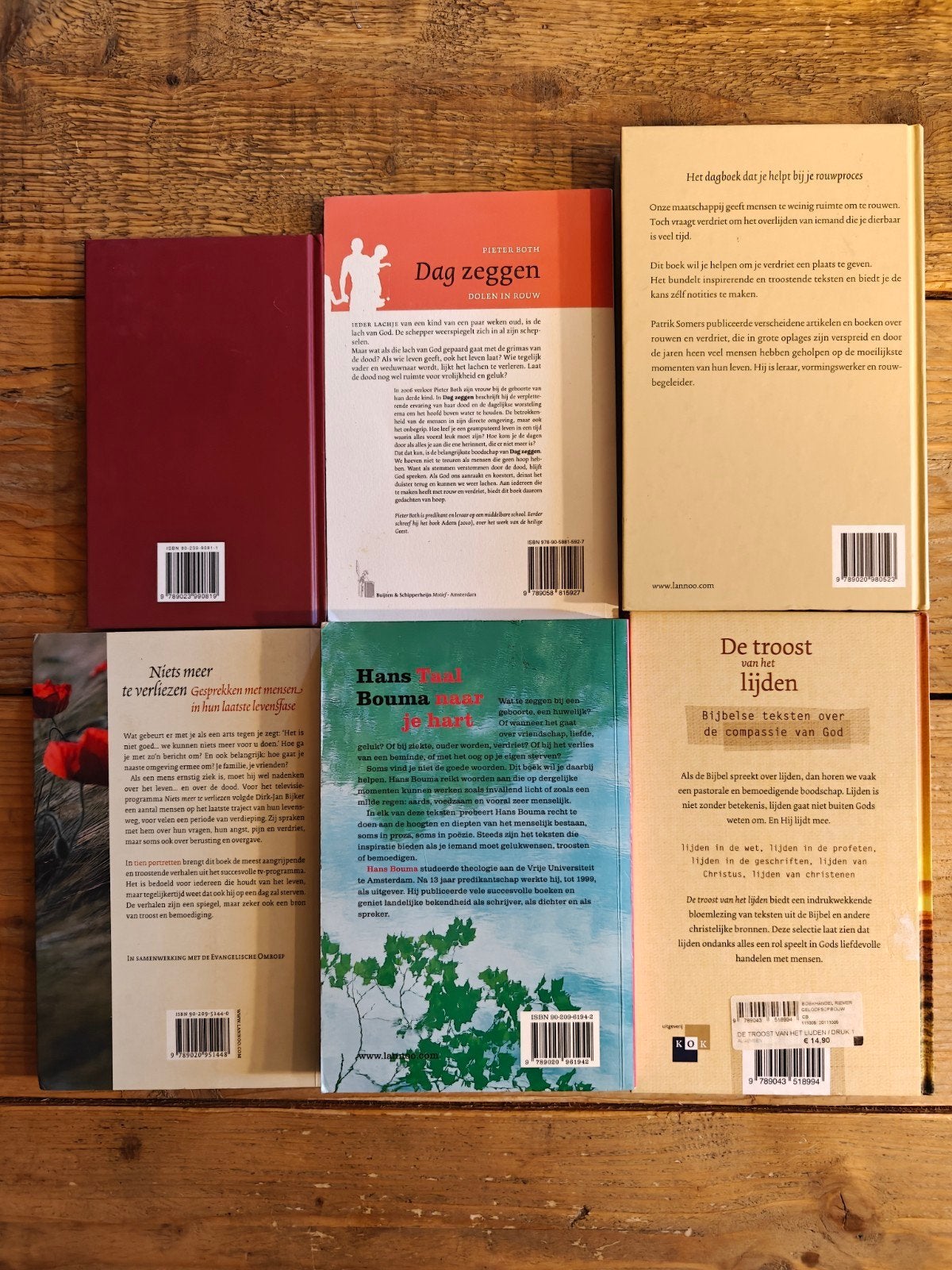 6 Boeken over rouw, pijn en verdriet., Ophalen of Verzenden