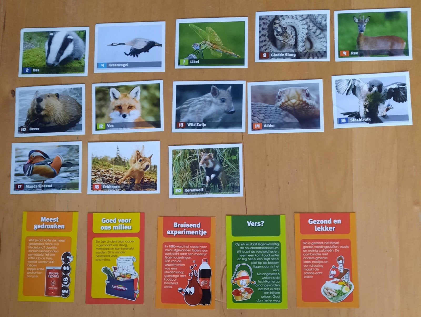 Jan Linders - Weetjes KAARTJES en Nature Spotters PLAATJES, Ophalen of Verzenden
