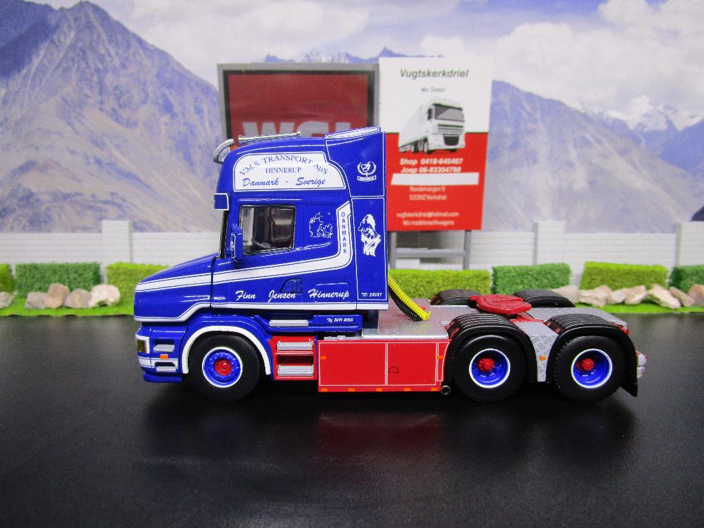 Wsi 01-4639 Finn Jensen, Scania 4 Serie Torpedo Topline 6x2, Ophalen, Nieuw, Bus of Vrachtwagen, Wsi