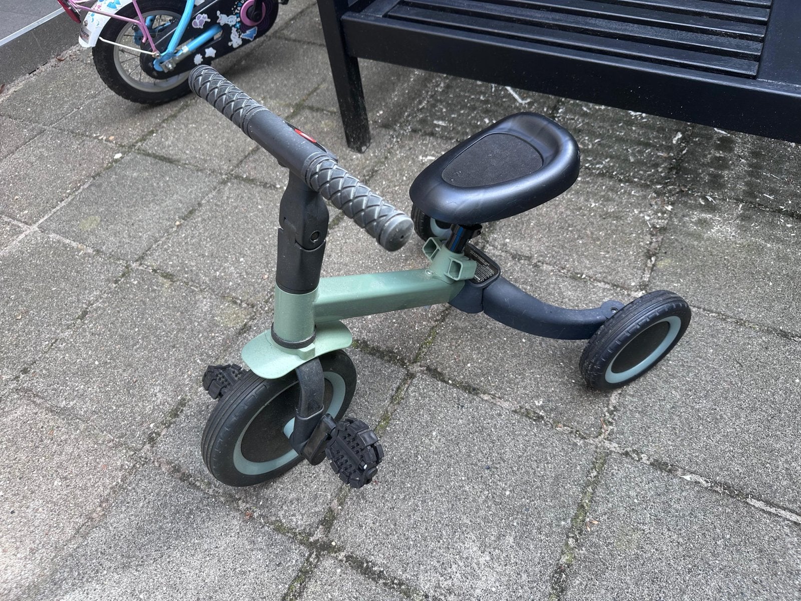 Kinderloopfiets/driewieler 2-in-1, Fietsen en Brommers, Ophalen, Gebruikt, Minder dan 16 inch