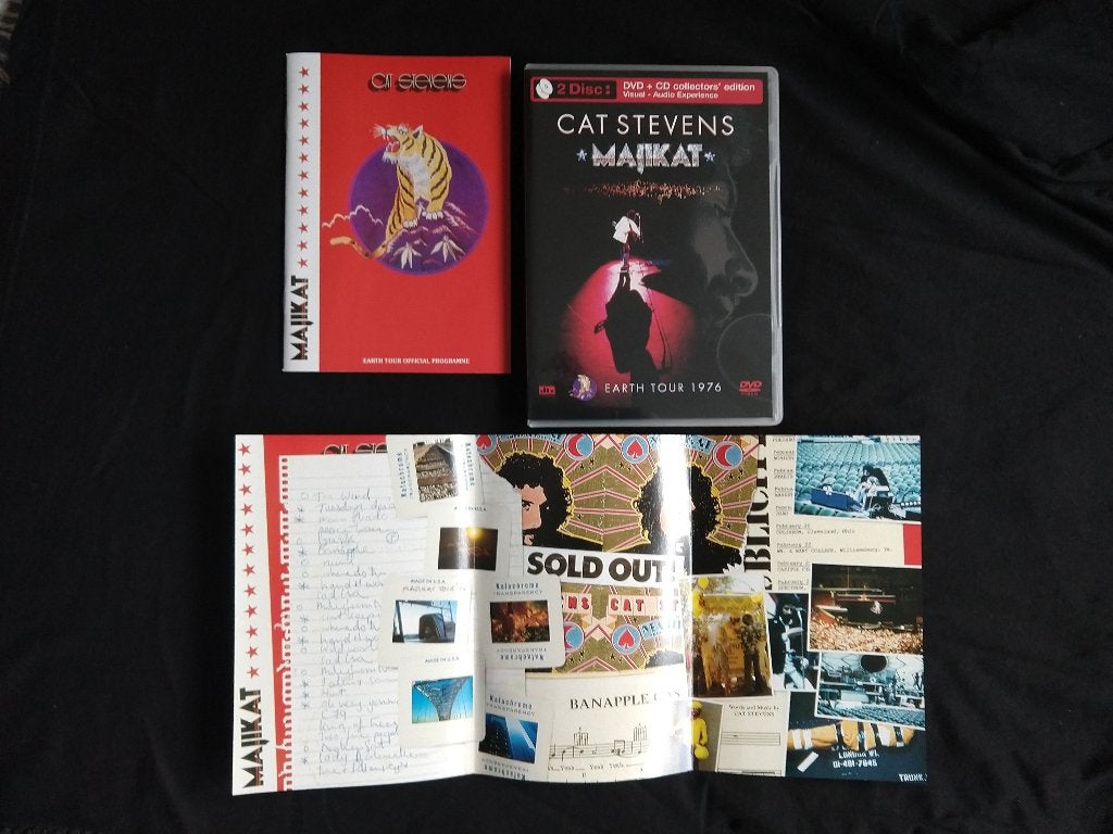Cat Stevens - Majikat: Earth Tour 1976 - Live DVD + Live CD, Cd's en Dvd's, Engels, Alle leeftijden, Ophalen of Verzenden, Zo goed als nieuw