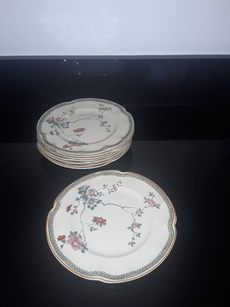 8 Johnson brothers gebaksbordjes Victoriana Princess Mary, Huis en Inrichting, Keuken | Servies, Overige merken, Verzenden, Zo goed als nieuw
