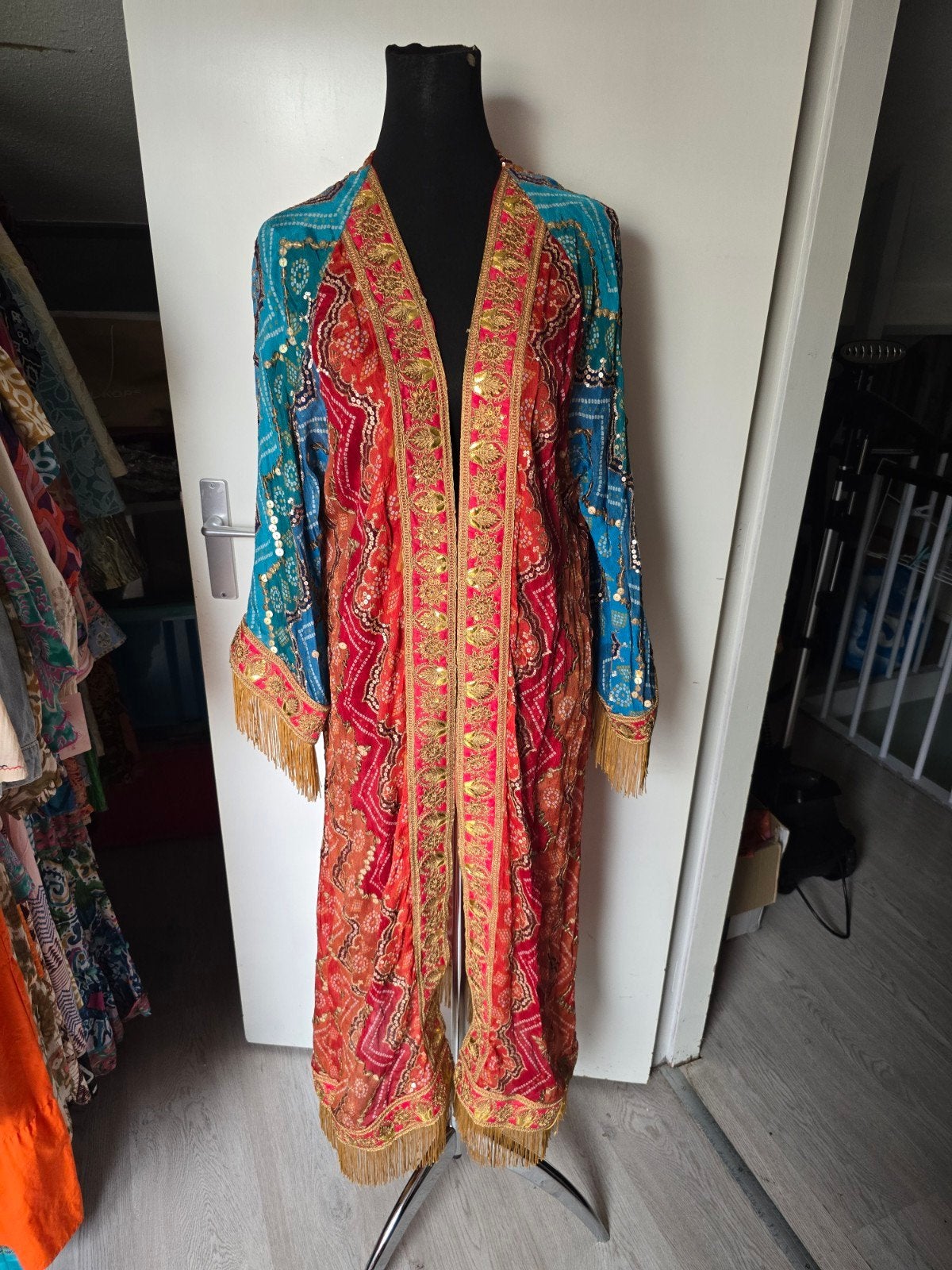 Dames kimono nieuw, Maat 38/40 (M), Meerkleurig, Ophalen of Verzenden, Onder de knie