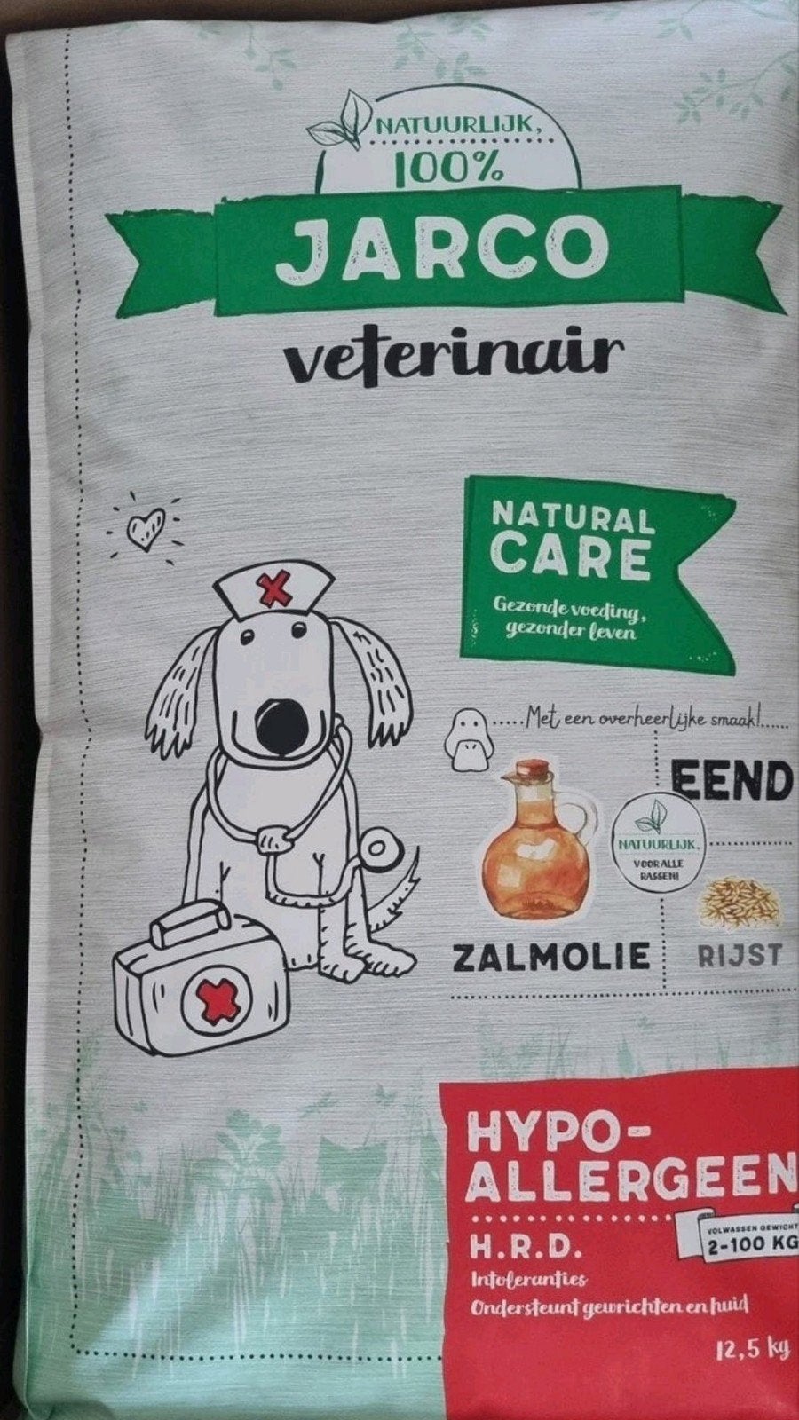 JARCO hypoallergeen hondenvoer, 12 kg, Ophalen, Hond