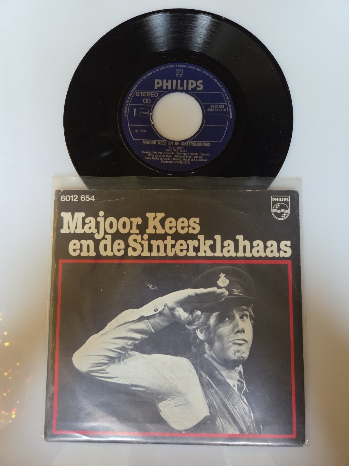 Paul van Vliet - Majoor Kees en de Sinterklaas, Cd's en Dvd's, Ophalen of Verzenden, Gebruikt, 7 inch, Nederlandstalig