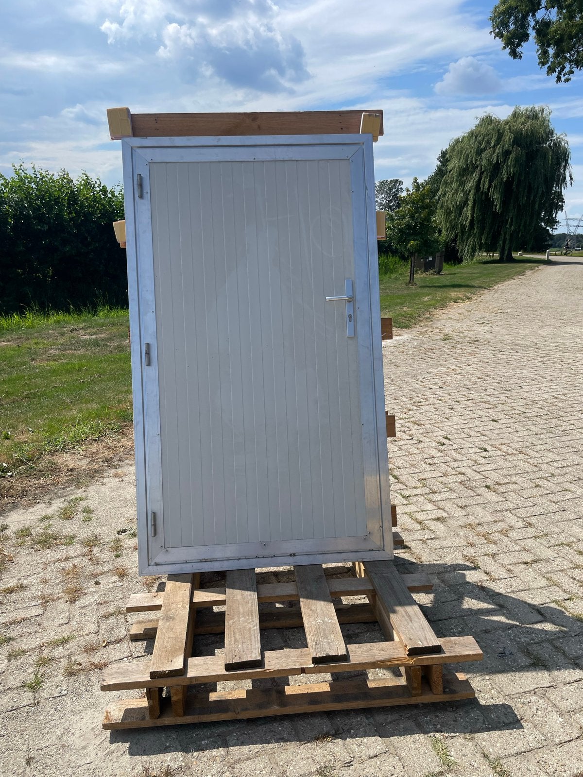 Aluminium loopdeur 1745x980 mm - Zo goed als nieuw, Ophalen, 80 tot 100 cm, Minder dan 200 cm, Metaal